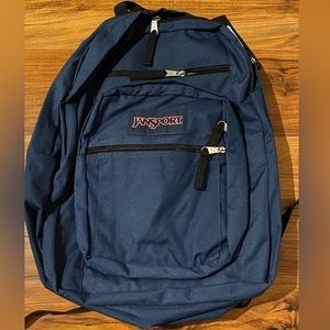 JanSport Navy Blue Backpack